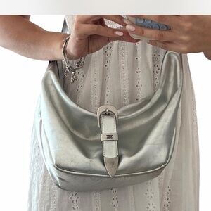 Silver Women's Bag